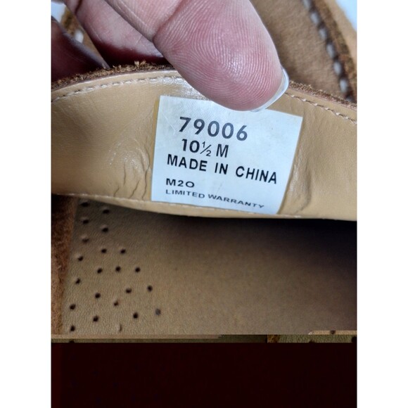 Footjoy Club Casuals Suede Leather Loafers Mens 10.5M Brown Slip On Golf Shoes main image 9